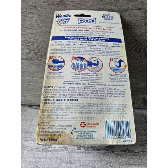 Woolite Portable Oxy Deep POD All In One Carpet Upholstery Cleaner New Sealed - Picture 6 of 9